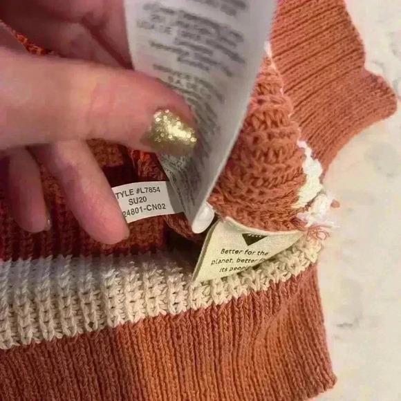 Madewell Knit Tank with Adjustable Straps Size Small - Picture 2 of 5